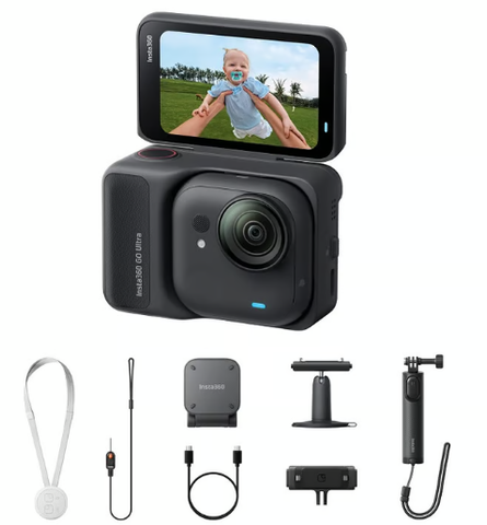 Máy quay Insta360 GO Ultra Creator Bundle Midnight Black