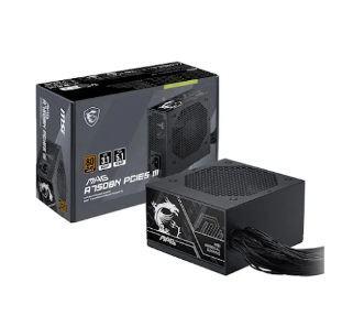Nguồn máy tính Msi MAG A750BN PCIE5 III - 750W - 80 Plus Bronze