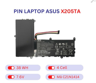 Pin Laptop Asus X205TA