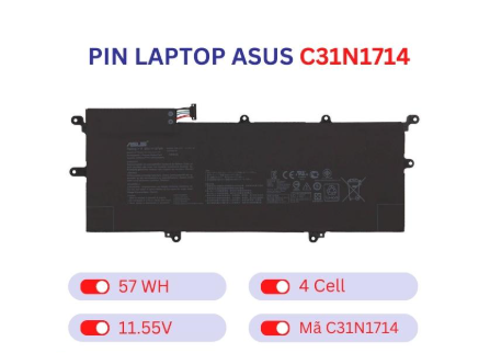 Pin laptop Asus C31N1714