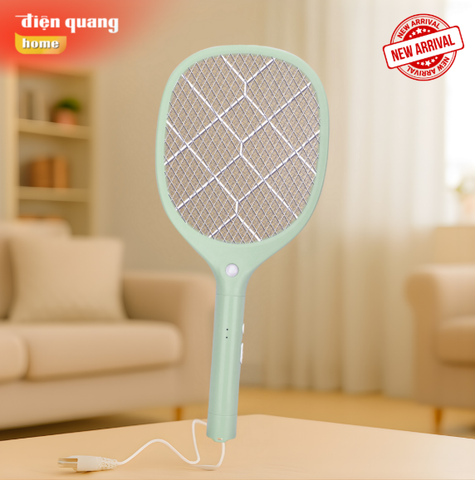 Vợt Muỗi Điện Quang DQ-EMR11 – Pin Lithium, Dây Sạc Rời