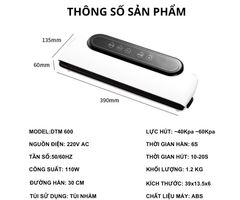  Máy Hút Chân Không DTM 600 