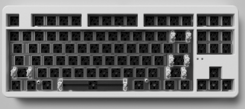 Kit bàn phím cơ FL-Esports X80 3 Mode hotswap gasket - White