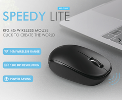  Chuột không dây MicroPack Speedy Lite MP-716W màu đen 