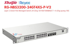  Thiết Bị Chuyển Mạch Reyee RG-NBS3200-24GT4XS-P-V2 