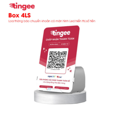 Loa Tingee Box 4LS màn hình QR tĩnh động USB