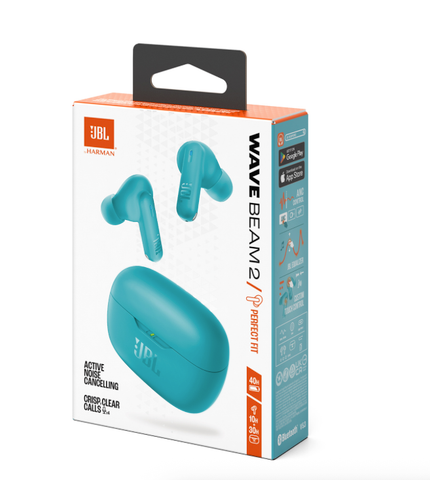 JBL Wave Beam 2 tai nghe True Wireless Deep Bass IP54 - Blue
