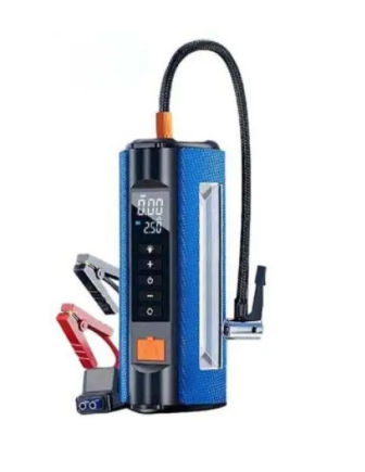 Bơm lốp kiêm kích bình Omino đa năng – 4 trong 1