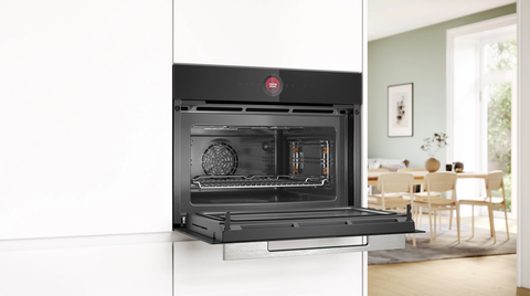 Lò nướng Bosch CMG7241B1 tích hợp vi sóng mượt