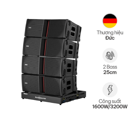 Loa Array Audiocenter Avanda 210A (Active, 2 Bass 25cm, 3200W)