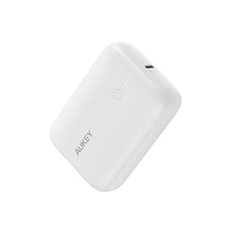  Pin sạc dự phòng Aukey 10000mAh PD 20W QC 3.0 màu trắng đẹp 
