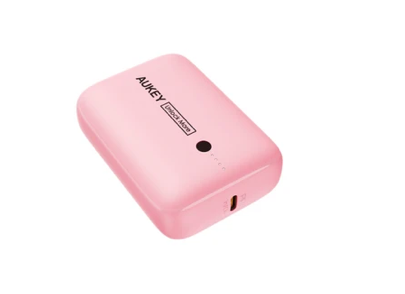 Pin sạc dự phòng AUKEY PB-N83S 10000MAH MÀU HỒNG ĐEN