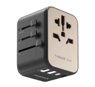Củ sạc du lịch Momax 1-World 35W 5 cổng UA9