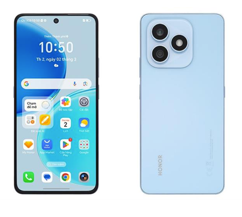 Điện thoại HONOR X8d 8GB 256GB màu xanh dương