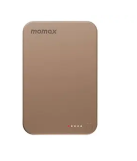 Magsafe Momax QMag X Gen2 5000mAh 15W màu vàng hồng