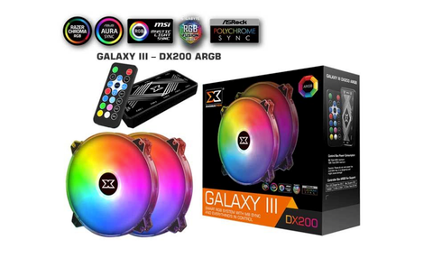 Quạt tản nhiệt PC Xigmatek EN46089 Galaxy III DX200