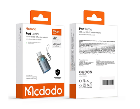 Đầu Chuyển OTG USB to Type-C Mcdodo OT-740