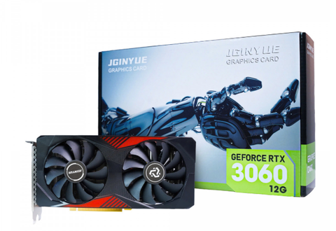 Card màn hình NVIDIA GeForce JGinyue RTX 3060 12GB Black Dual Fan