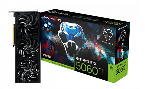 Card màn hình Gainward GeForce RTX 5060 Ti Python III 16GB