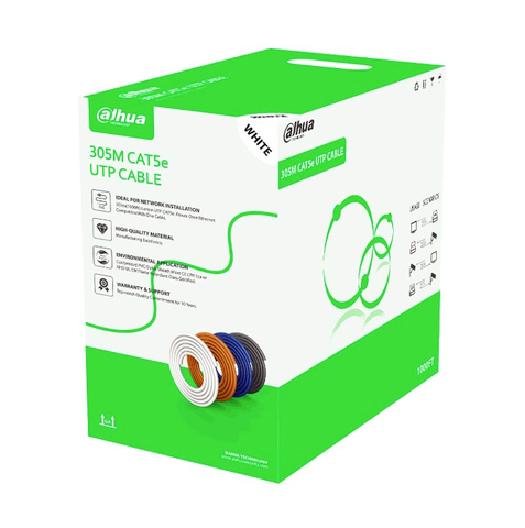 Cáp mạng UTP CAT.5E lõi hợp kim 305m DAHUA DH-PFM922I-5EUN-C