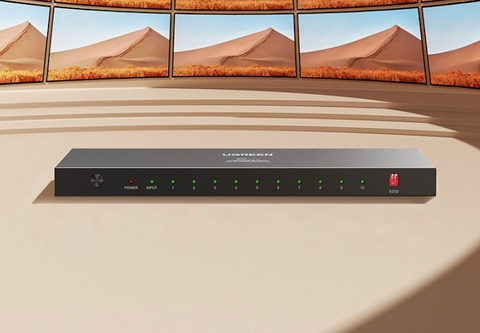 Bộ chia HDMI 1 ra 10 cổng Ugreen 50949 - Chuẩn HDMI 1.4