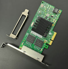  Card mạng PCIe 4x 4 cổng LAN Gigabit Ethernet chip Intel 