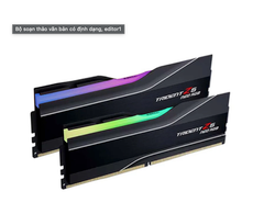  RAM Desktop Gskill Trident Z5 Neo RGB Black 64GB (2x 32GB) DDR5 6000Mhz 