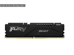  Ram Desktop Kingston Fury Beast Black 16GB DDR5 Bus 5600MT/s 