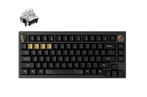 Bàn phím gaming Keychron Black Myth Wukong Deluxe Gold Pink Switch