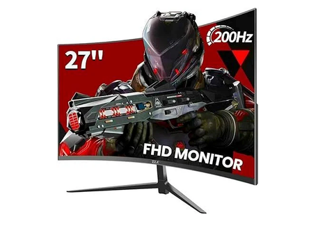 ZZA 27 Inch Curved Gaming Monitor 200Hz
