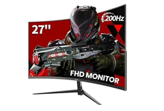 ZZA 27 Inch Curved Gaming Monitor 200Hz 