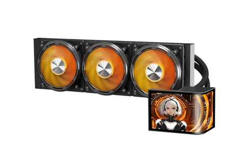 Tản Nhiệt Nước AIO DarkFlash UV360 Đen Màn Hình OLED 2K