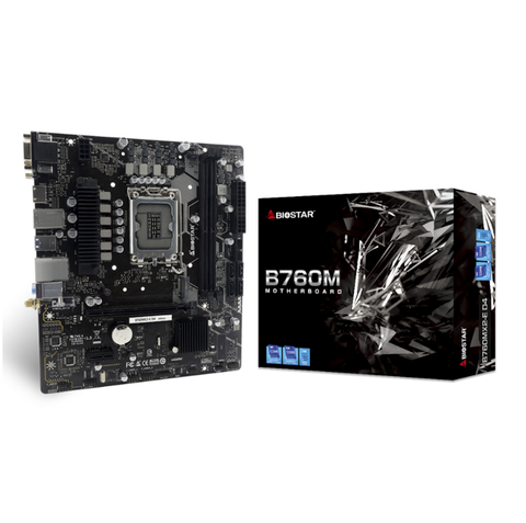 Mainboard BIOSTAR B760MX2-E D4 DDR4 PCIe 4.0 2.5GbE