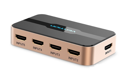 Bộ gộp HDMI 5 vào 1 ra Vention Model - ACDG0 (kèm điều khiển)