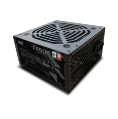  Nguồn Mik C550B 550W – 80 Plus, Non-Modular, quạt 120mm êm 