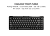 Bàn phím gaming MADLIONS TITAN75 Turbo Hall Effect 8K