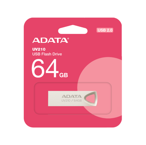 USB 2.0 Adata UV210 64GB Vàng