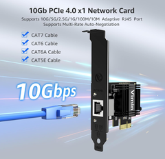  Card mạng VIMIN 10GbE PCIe Realtek RTL8127AT 