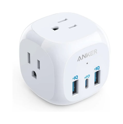 Anker 9231 – Thiết bị mở rộng ổ cắm với 3 ổ cắm và sạc USB C 20W