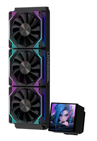 Tản Nhiệt Nước DP-01 360mm ARGB Black Cho CPU