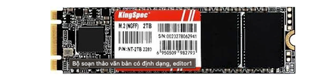 SSD KingSpec 2TB M.2 2280 SATA III