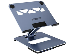  Giá Đỡ Laptop BENFEI Tích Hợp Hub USB-C 6 Trong 1, Sạc PD 100W 