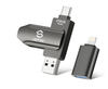 Flash Drive 3-in-1 256GB – Tự Động Sao Lưu, iPhone & Android