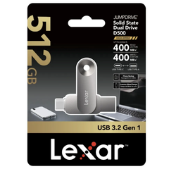  Lexar JumpDrive D500 512GB – USB-C & USB-A 3.2 Gen 1 