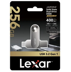  USB Lexar D500 256GB – Sao Lưu Nhanh 400MB/s, Dual Drive 