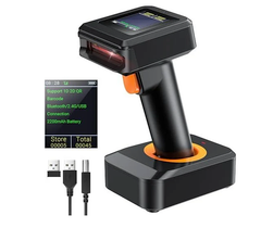  Máy Quét Mã Vạch Tera HW0006 2D Có Màn Hình Bluetooth 2.4G USB 