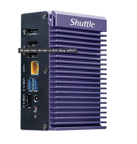 Shuttle SPCEL12 Intel Celeron J6412 Edge IoT