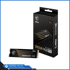  Ổ cứng SSD MSI Spatium M480 Pro 4TB M.2 PCIe Gen4 x4 (Đọc 7400MB) 