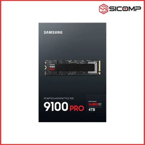 Ổ CỨNG SSD SAMSUNG 9100 PRO 4TB M2 PCIE GEN 5.0 x 4 (ĐỌC: 14.800MB)