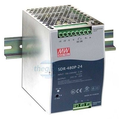 SDR-480P-24 Nguồn Mean Well Gắn Ray 24V 20A